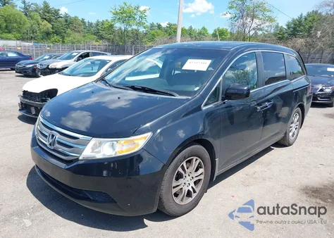 2012 Honda Odyssey Ex-L from USA, damaged, VIN 5FNRL5H6XCB113366